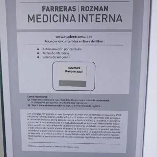 Farreras Rozman. Medicina Interna