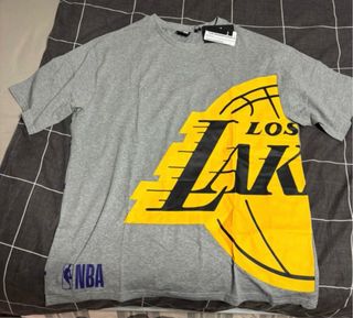 Camiseta NBA Lakers Gris Talla M