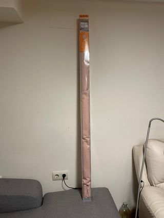 Cortina de tela rosa para habitación