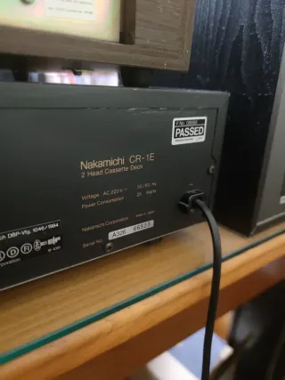Nakamichi CR-1E Deck Cassette 2 Testine - Serviced