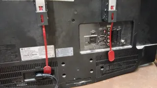 Televisión LG Negra