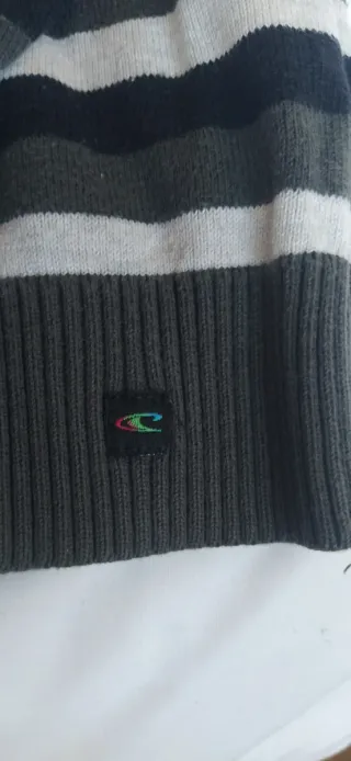 Jersey O'Neill rayas gris, rosa y blanco