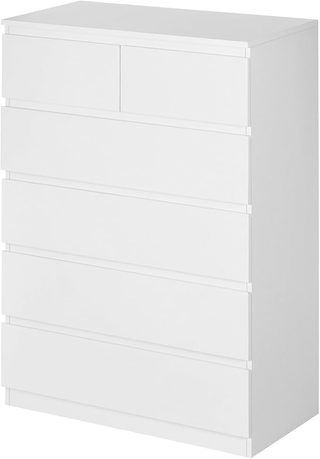 Cassettiera 6 Cassetti con Design Antiribaltamento