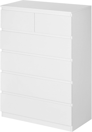 Cassettiera 6 Cassetti con Design Antiribaltamento