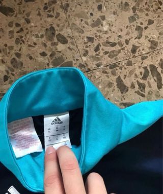 Chaqueta Adidas Azul y Turquesa