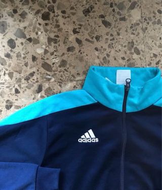 Chaqueta Adidas Azul y Turquesa