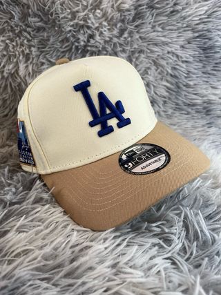 Gorra New Era 9Forty LA Beige y Marrón