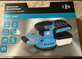 Lijadora excéntrica Carrefour 20V