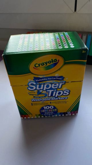 Rotuladores Crayola Super Tips 100 Colores