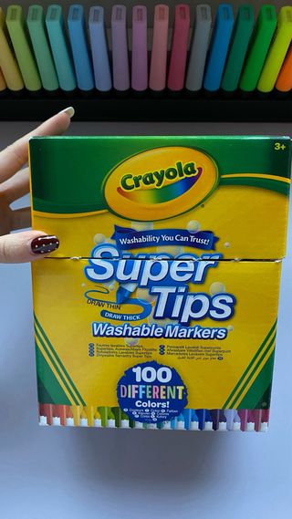 Rotuladores Crayola Super Tips 100 Colores