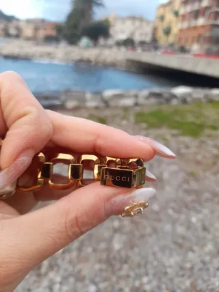 Orologio Gucci donna oro e bianco