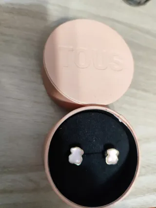 Pendientes Tous Oso Rosa