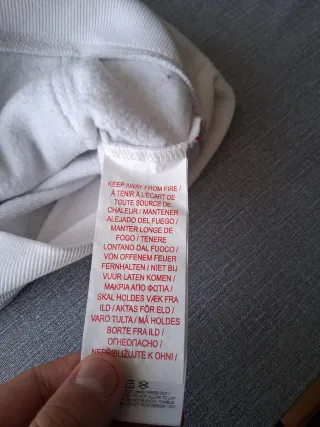 Sudadera Levi's Blanca