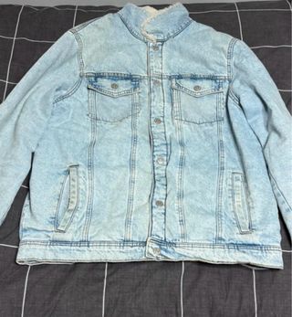 Chaqueta tejana forrada invierno