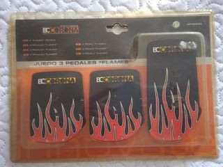 Juego 3 Pedales Flames para Coche