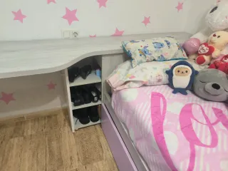 Conjunto habitación juvenil: cama, escritorio