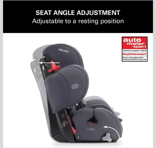 Silla Recaro Young Sport Hero Negra