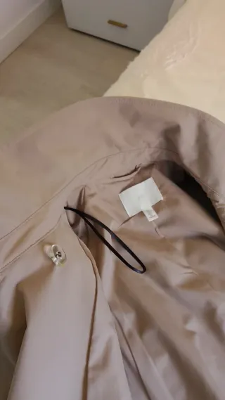 Gabardina larga beige H&M