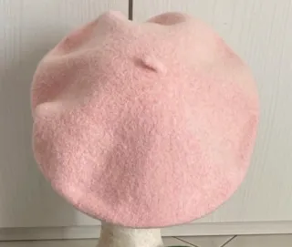 Cappello basco donna vintage rosa