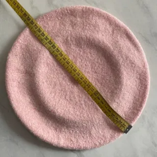 Cappello basco donna vintage rosa