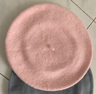 Cappello basco donna vintage rosa