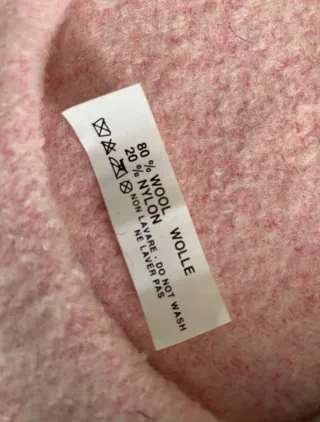 Cappello basco donna vintage rosa