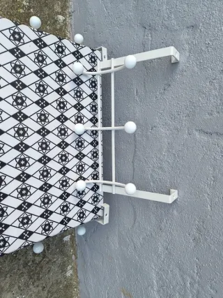 3 Percheros para puerta blancos