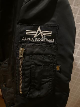 Chaqueta Bomber Alpha Industries MA-1 Negra