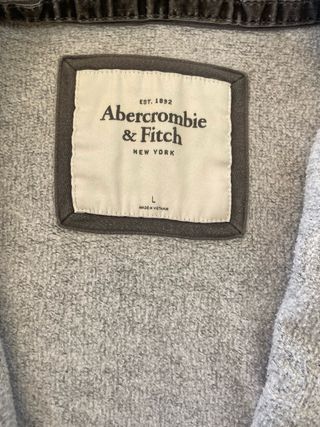 Felpa Abercrombie & Fitch con cremallera vintage