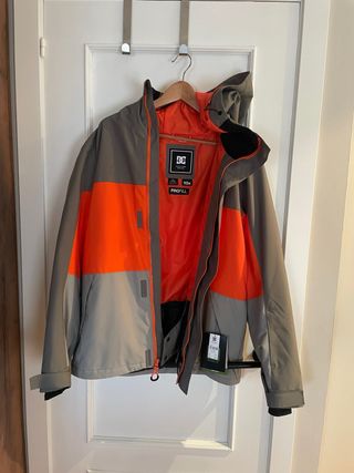 Chaqueta DC Snow Gris Naranja