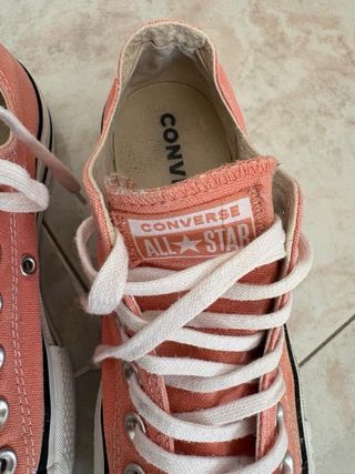Converse color salmón talla 38