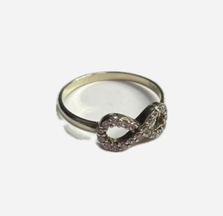 9KAnillo infinito de oro amarillo 9K, T17