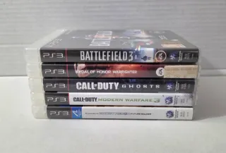 Lotto 5 Giochi PS3: Battlefield, Call of Duty, Med