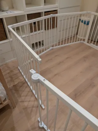 Parque infantil KIDUKU blanco XXL