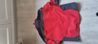 Cortavientos Ternua XL Negro/Rojo