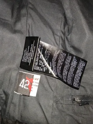 Cazadora Piel Mujer Ducati Negra y Blanca