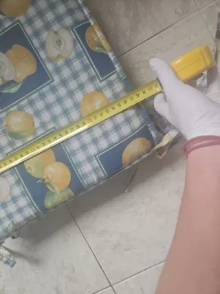 Cojín para silla con estampado de manzanas 4 uds