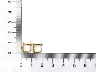 pendientes oro 18k con piedra con circonita