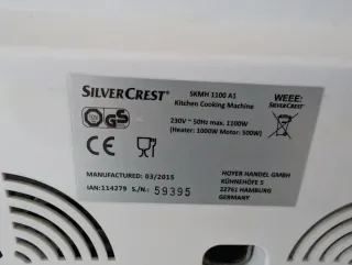 Robot Cocina Silvercrest Monsieur Cuisine