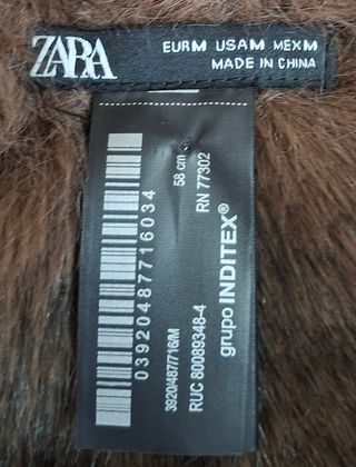 Gorro marca Zara