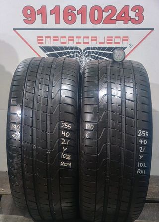 255 40 21 Y PIRELLI RUEDA AL 90% VIDA UTIL
