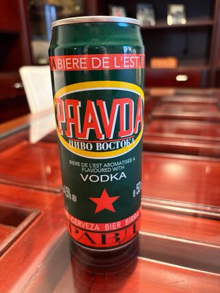 Lattine Birre Vintage - Pilsner, Pravda, La Bière