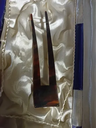 Peineta Carey con Oro 14k