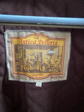 Giubbotto vera pelle Antica Pelletteria