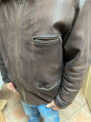 Giubbotto vera pelle Antica Pelletteria