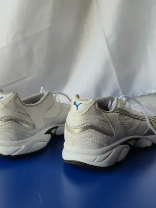 Scarpe Puma da Uomo Bianco ed Oro