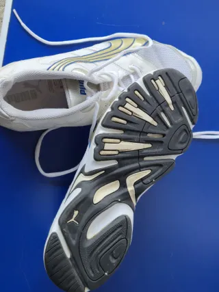 Scarpe Puma da Uomo Bianco ed Oro
