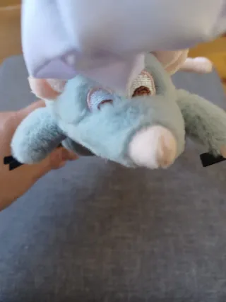 Diadema con muñeco de peluche azul