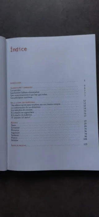 Libro La buena cocina para la embarazada