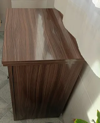 Mueble para máquina de coser de formica